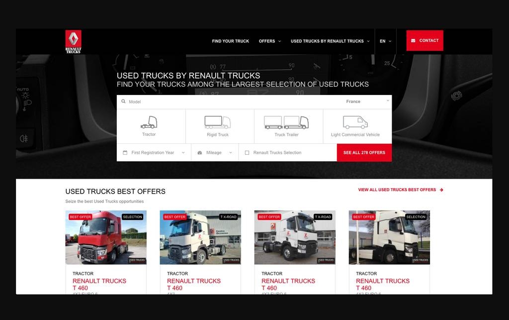 Używane Renault Trucks on-line