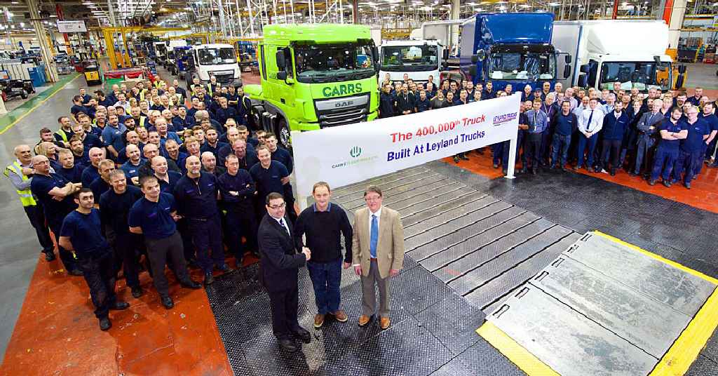Leyland Trucks świętuje wyprodukowanie 400 000 ciężarówek