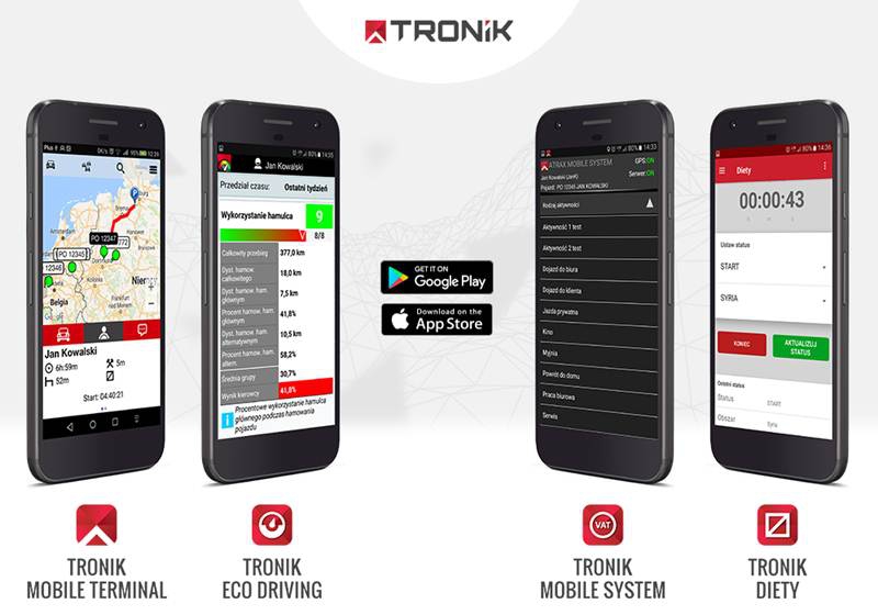 Nowe aplikacje od Tronic