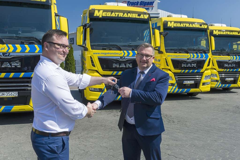 Nowe ciężarówki w firmie Megatranslaw
