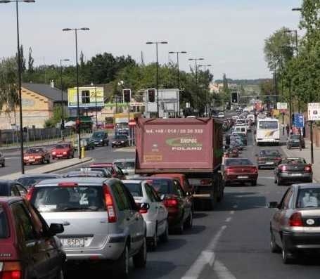 Blokada drogi krajowej w Opatowie