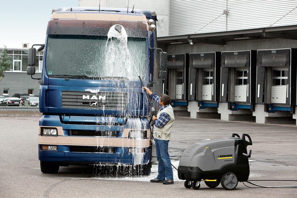 Mycie wysokociśnieniowe pojazdów ciężarowych