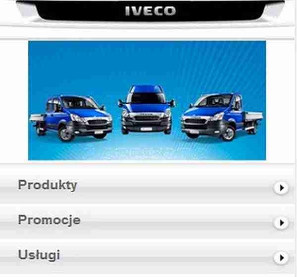 Nowa strona mobilna www.iveco.pl