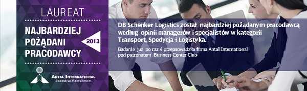 DB Schenker Logistics najbardziej pożądanym pracodawcą