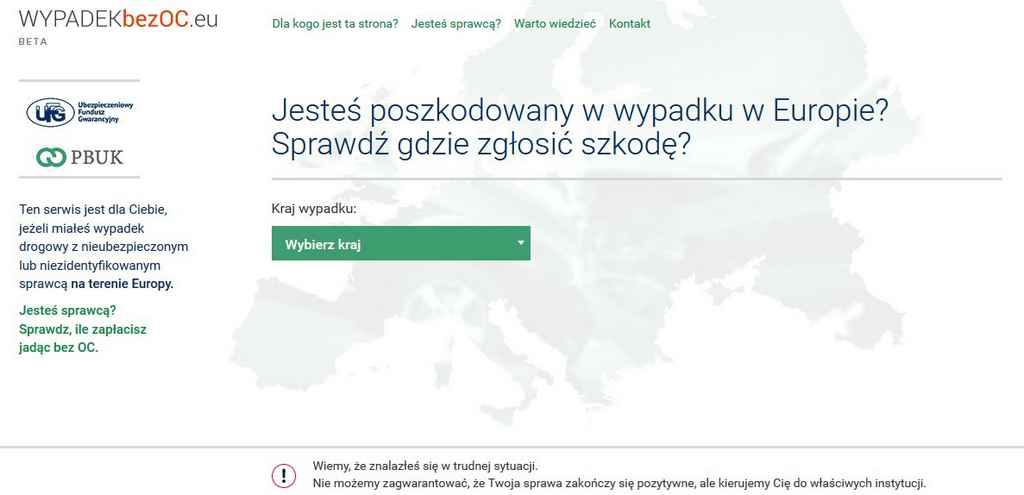 Pomoc dla Polaków poszkodowanych za granicą przez pojazdy bez OC