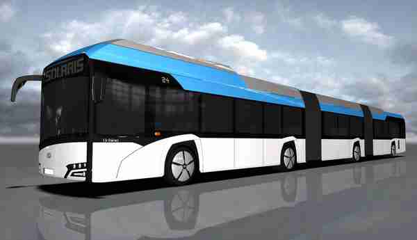 Solaris konstruuje dwuprzegubowy autobus elektryczny