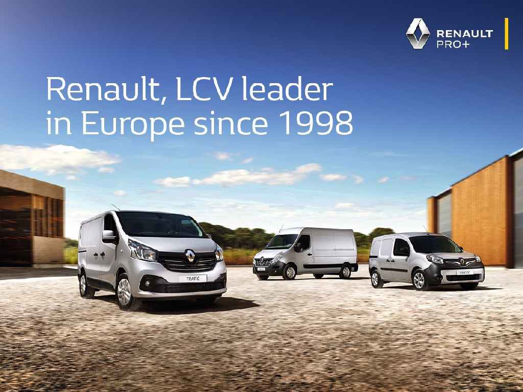 Renault liderem sprzedaży w segmencie lekkich samochodów dostawczych