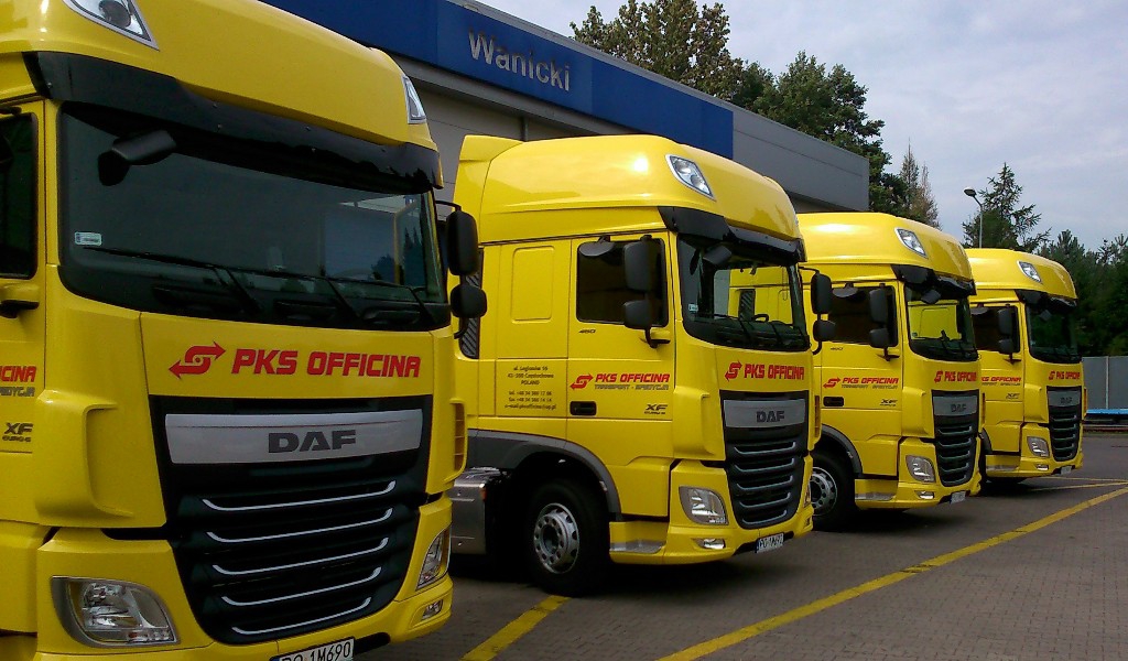 PKS OFFICINA wybiera ciężarówki DAF