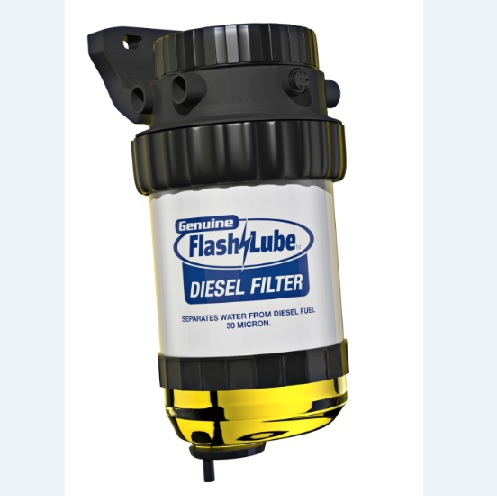 Flashlube Diesel Filtr zmniejsza zanieczyszczenie paliwa