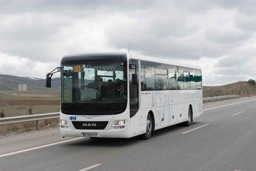 MAN Lion&#039;s Intercity na targach Warsaw Bus