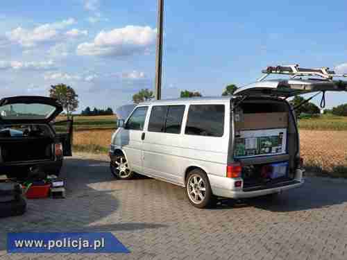 Policjanci odzyskali Volkswagena skradzionego w niemczech