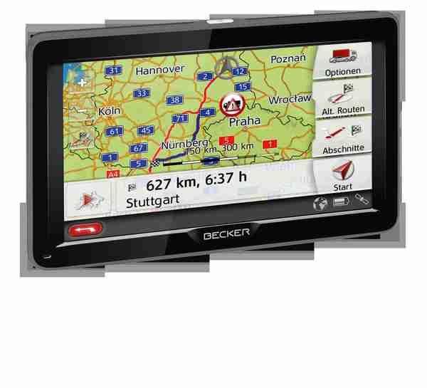 Becker prezentuje 7 calowe samochodowe nawigacje GPS