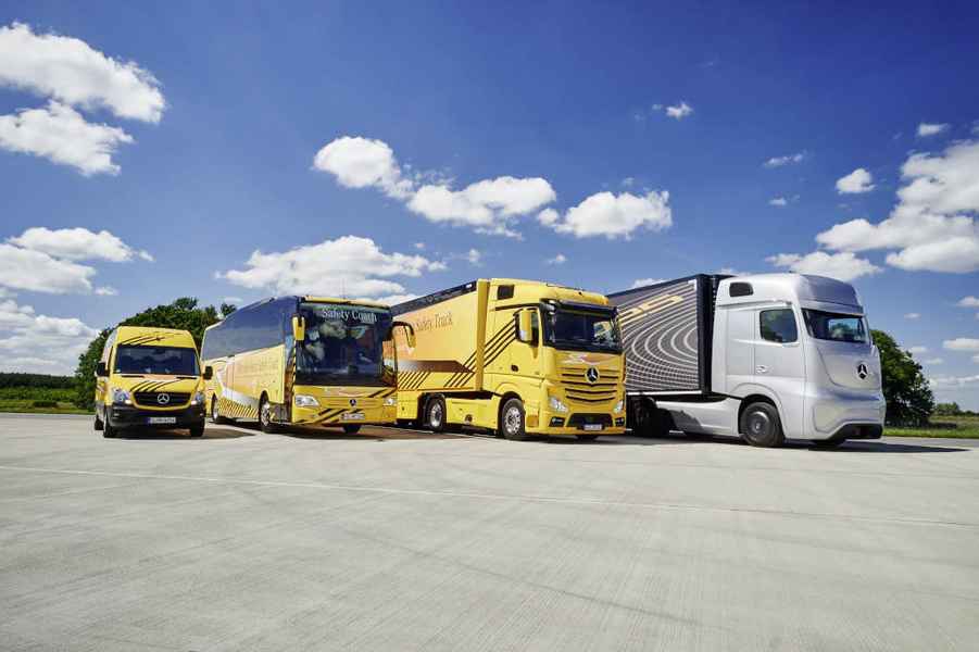 Systemy bezpieczeństwa w pojazdach ciężarowych Mercedesa