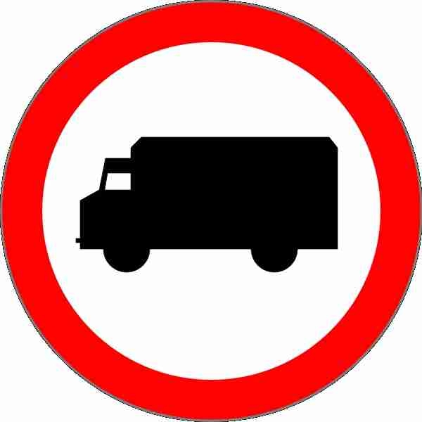 Ograniczenia w ruchu pojazdów ciężarowych