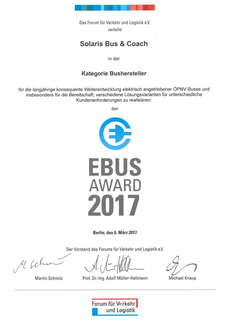 EBUS Award 2017