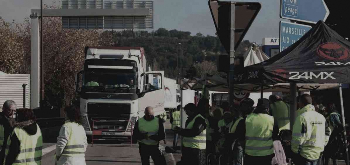 Polski kierowca ciężarówki potrącił aktywistę żółtych kamizelek