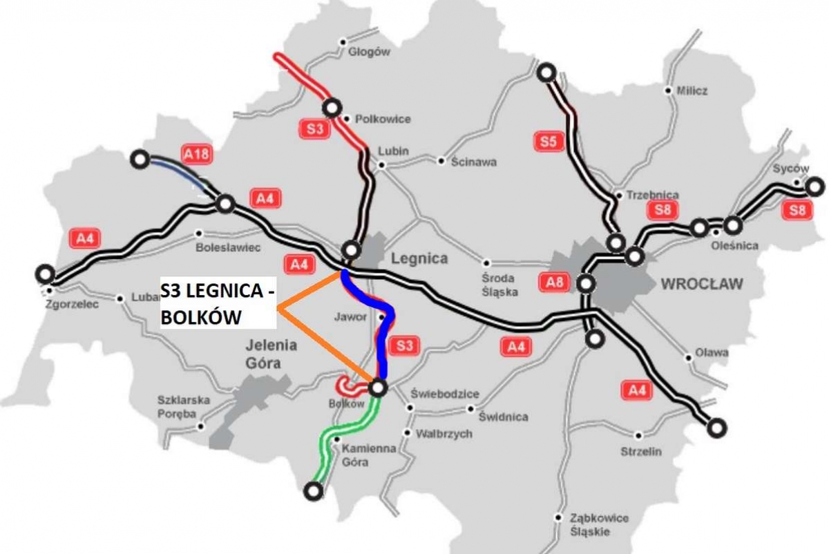 S3 Legnica-Bolków