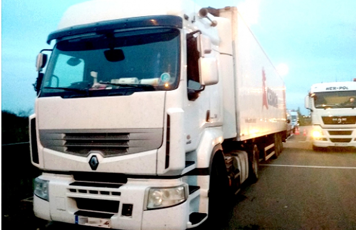 Kradziona ciężarówka zatrzymana w Gdańsku