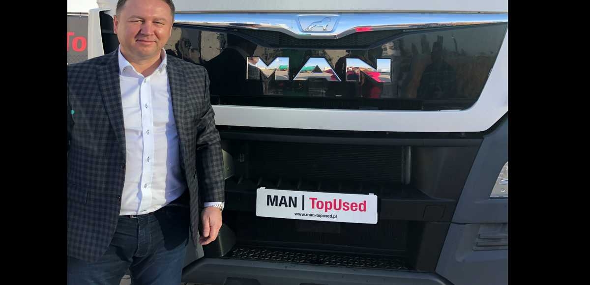 Robert Drozd.- Dyrektor sprzedaży pojazdów używanych MAN TopUsed w firmie MAN Truck &amp; Bus Polska 