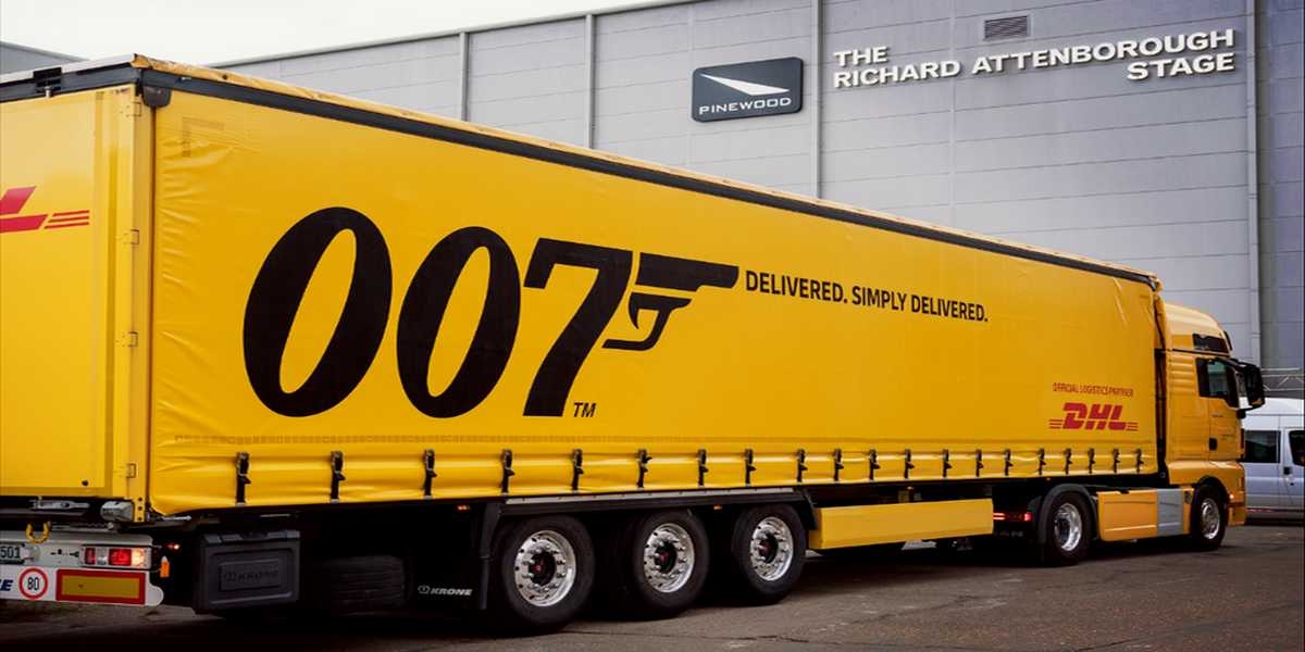DHL wspierał produkcję filmu o Agencie 007