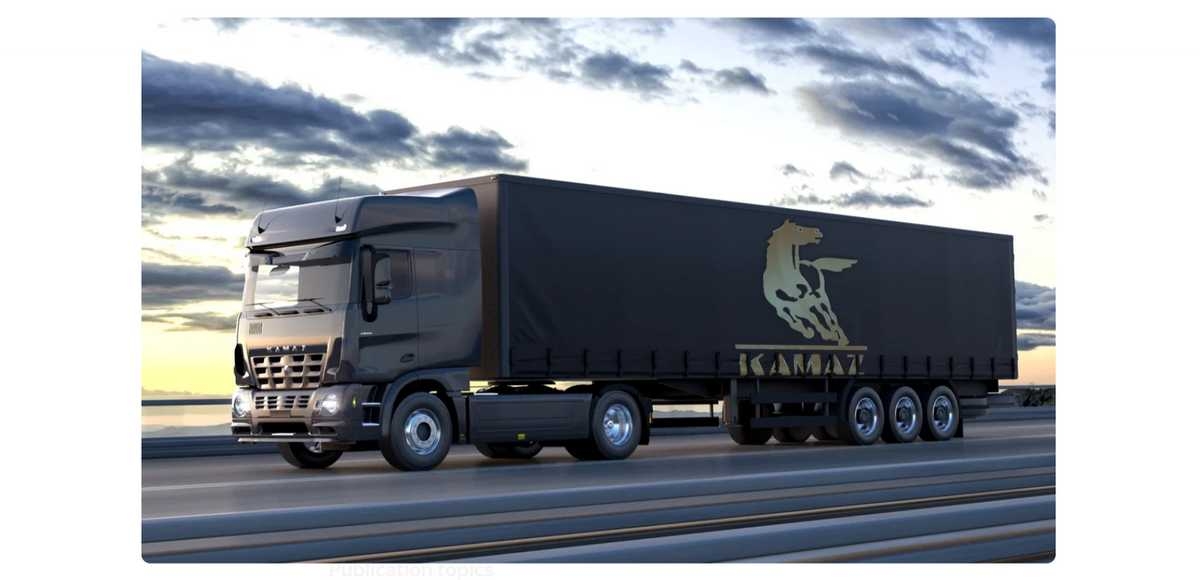 Samochód ciężarowy KAMAZ według projektu Siergieja Barinowa 