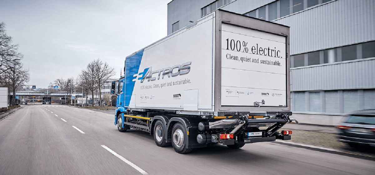 Testy elektrycznej ciężarówki Mercedes eActros