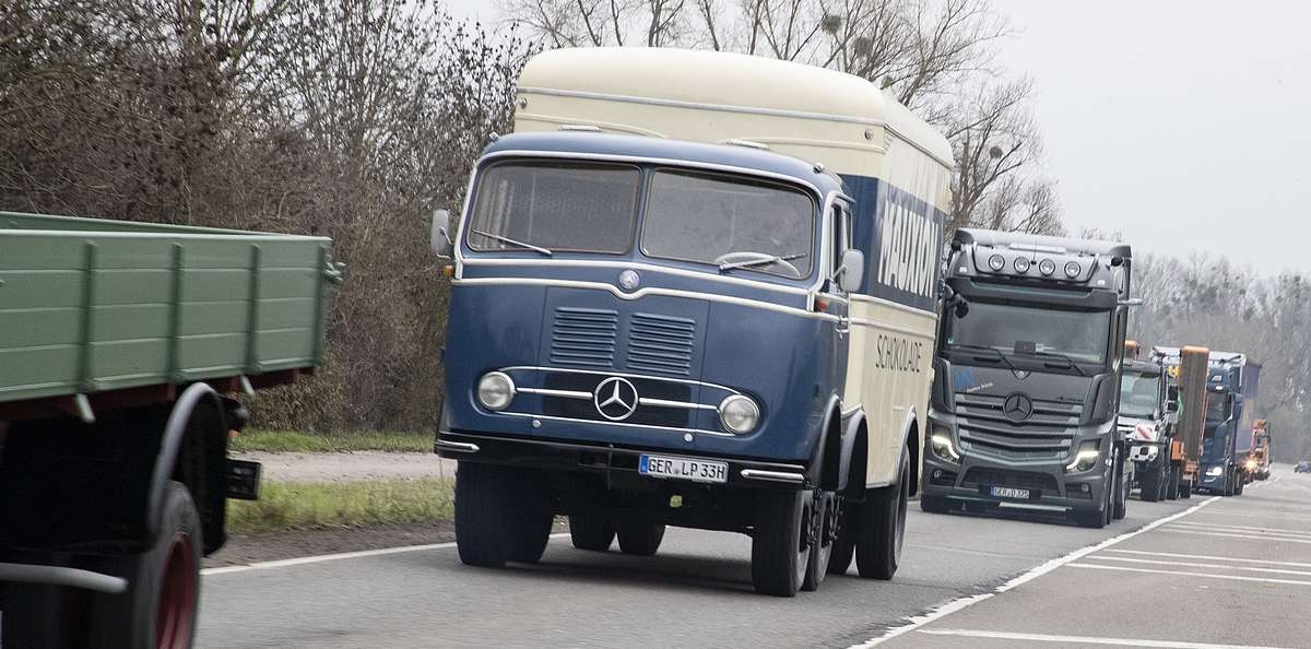 Zabytkowe ciężarówki Mercedes-Benz