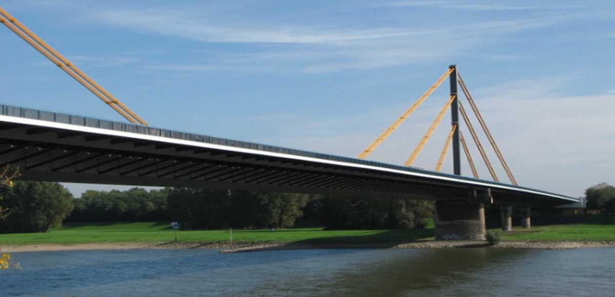 Zły stan techniczny mostu Rheinbrücke Neuenkamp 
