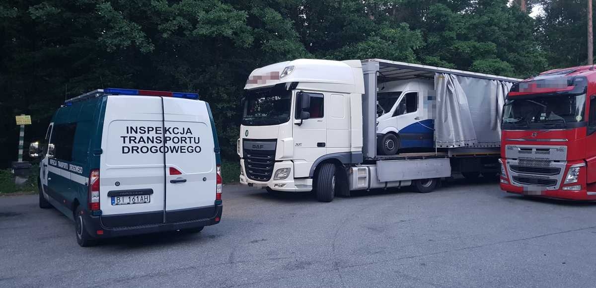 W naczepie litewskiej ciężarówki były dwa skradzione busy