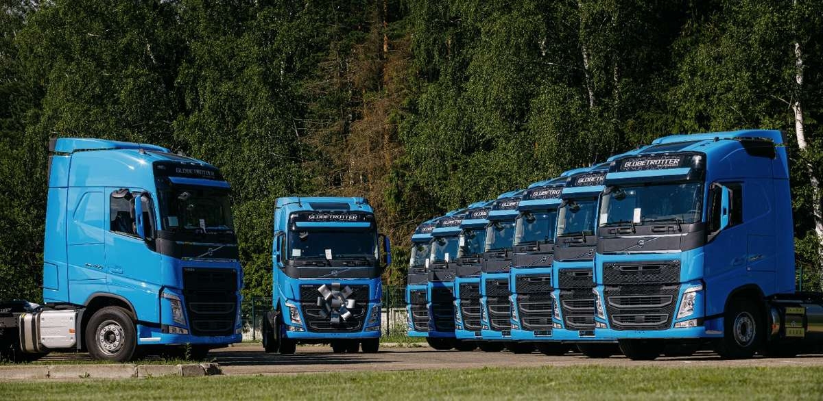 4Trucks.pl Pierwsze Volvo FH LNG w okolicy Moskwy