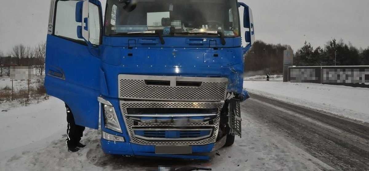 Volvo FH wypadek