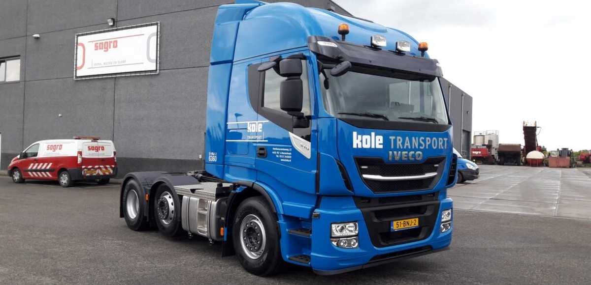 Nowa ciężarówka Iveco Stralis z regulowaną osią we flocie Kole Transport