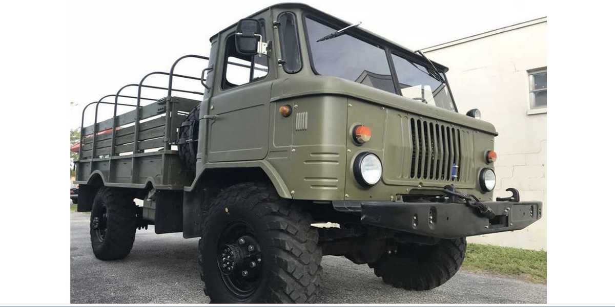 Radziecki samochód ciężarowy GAZ-66