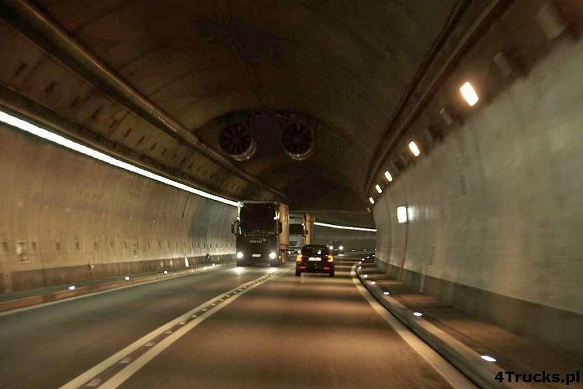 Tunnel-Brenner-LKW