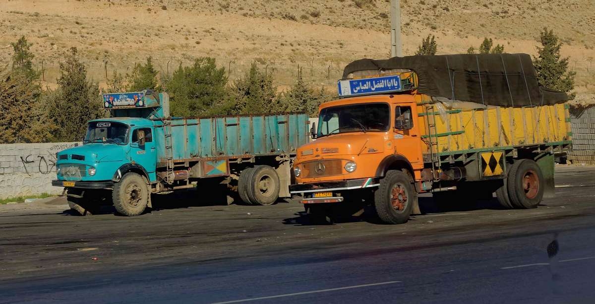 Iran ciężarówka kierowca