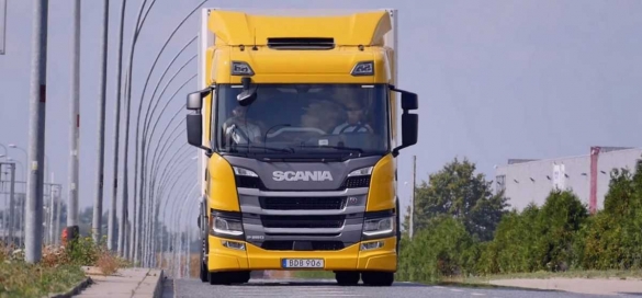 Scania P test - film