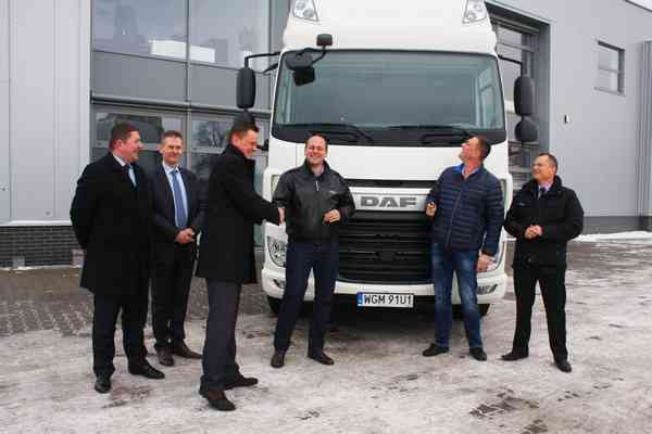 Firma DER Trans odbiera pierwszego DAFa CF Euro 6