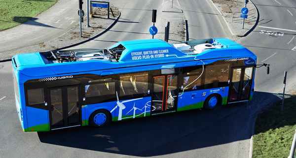Elektryczny autobus hybrydowy w Göteborgu