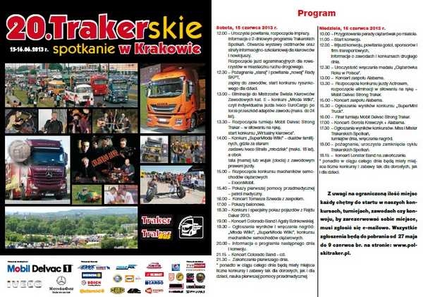20. Trakerskie Spotkanie, Kraków 15-16 czerwca