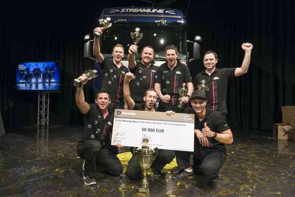 Australia zwycięża w konkursie Scania Top Team 2013