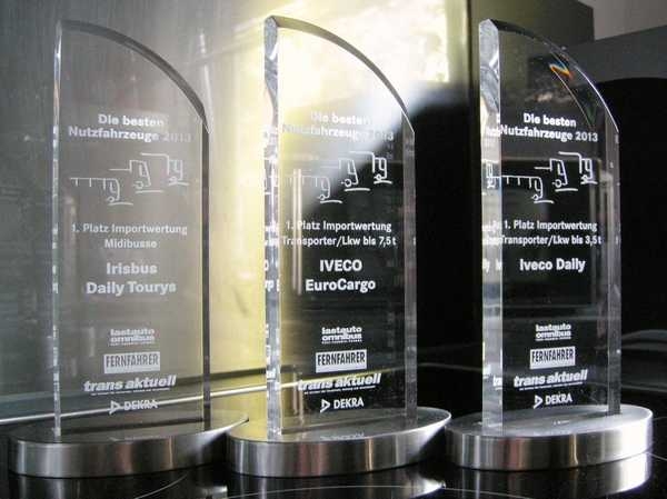 Seria nagród dla pojazdów Iveco w Niemczech