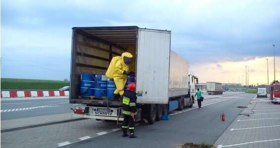 Inspektorzy z Łowicza zapobiegli tragedii na autostradzie A2