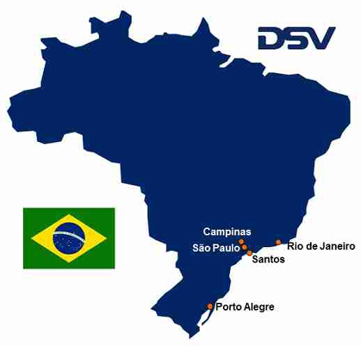 Kolejny oddział DSV w Brazylii